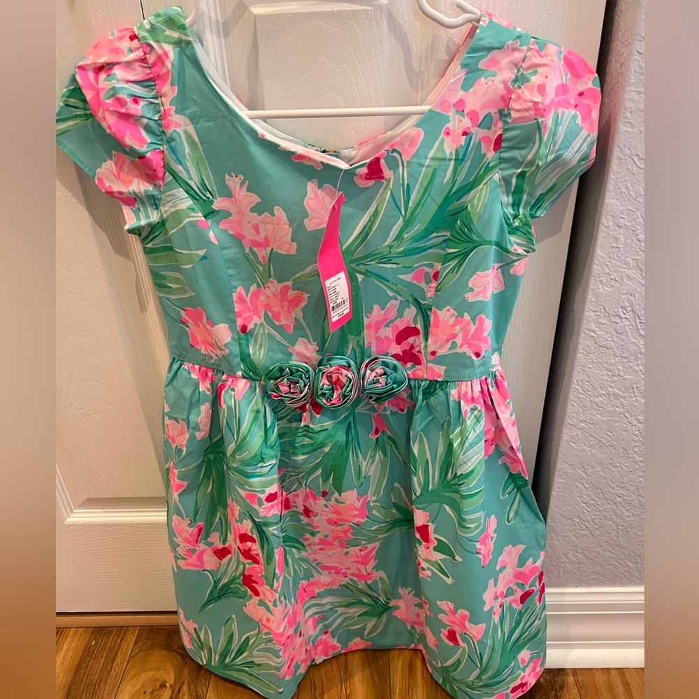Lilly Pulitzer Momoa Isn’t She Lovely Dress Girls Size 14